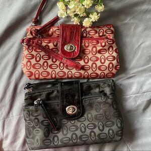 Bundle of 2 Chateau Burgundy & Black wristlets
